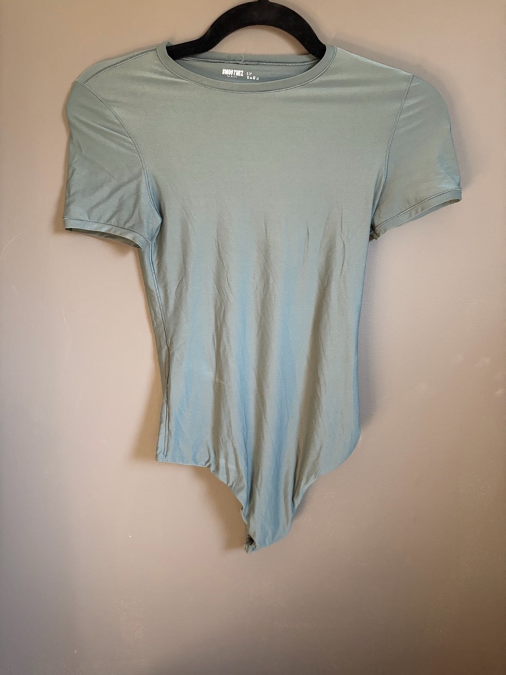 aerie Short Sleeve Bodysuit in Sage